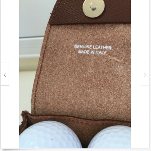 Moscardini Firenze 4x Golf Balls Golf Tees Case - Picture 5 of 5